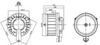Nissens 87670 HVAC Blower Motor Assembly - view 1