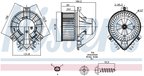 Nissens 87711 HVAC Blower Motor Assembly - view 6