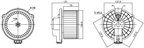 Nissens 87717 HVAC Blower Motor Assembly - view 1