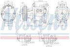 Nissens 890079 A/C Compressor - view 6