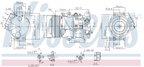 Nissens 890141 A/C Compressor - view 6