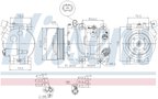 Nissens 890230 A/C Compressor - view 6