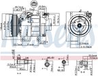 Nissens 890293 A/C Compressor - view 6