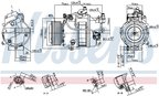 Nissens 890303 A/C Compressor - view 6