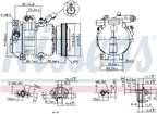 Nissens 890376 A/C Compressor - view 6