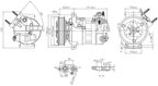 Nissens 890594 A/C Compressor - view 2