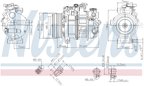 Nissens 890717 A/C Compressor - view 6