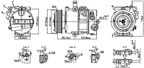 Nissens 890751 A/C Compressor - view 2