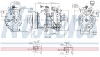Nissens 890873 A/C Compressor - view 6