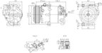 Nissens 890897 A/C Compressor - view 1