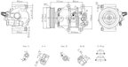 Nissens 890898 A/C Compressor - view 1