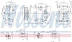 Nissens 890899 A/C Compressor - view 6