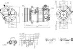 Nissens 891004 A/C Compressor - view 2