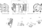 Nissens 891019 A/C Compressor - view 3