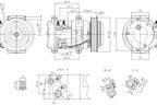 Nissens 891052 A/C Compressor - view 1