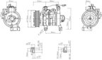 Nissens 891130 A/C Compressor - view 1