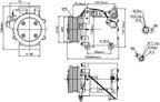 Nissens 89227 A/C Compressor - view 6