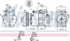 Nissens 89293 A/C Compressor - view 6