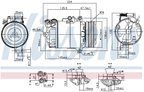 Nissens 89483 A/C Compressor - view 6