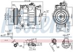 Nissens 89487 A/C Compressor - view 6