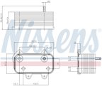 Nissens 90753 Engine Oil Cooler - view 3