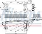 Nissens 90784 Engine Oil Cooler - view 6