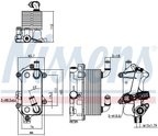 Nissens 91182 Engine Oil Cooler - view 6