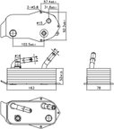 Nissens 91353 Automatic Transmission Oil Cooler - view 2