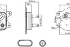 Nissens 91436 Engine Oil Cooler - view 1