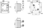 Nissens 91453 Engine Oil Cooler - view 2