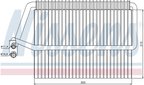 Nissens 92162 A/C Evaporator Core - Front - view 5