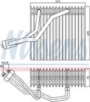 Nissens 92176 A/C Evaporator Core - Front - view 6