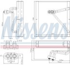 Nissens 92353 A/C Evaporator Core - view 6