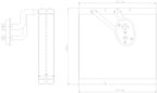 Nissens 92388 A/C Evaporator Core - Front - view 6