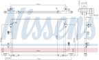Nissens 94056 A/C Condenser - view 2
