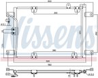 Nissens 940578 A/C Condenser - view 5
