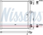 Nissens 940704 A/C Condenser - view 3