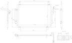 Nissens 940836 A/C Condenser - view 6