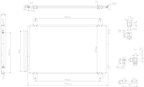 Nissens 940854 A/C Condenser and Receiver Drier Assembly - view 2