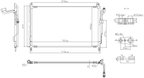Nissens 940857 A/C Condenser and Receiver Drier Assembly - view 6