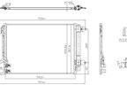 Nissens 940907 A/C Condenser - view 5