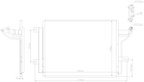 Nissens 940909 A/C Condenser and Receiver Drier Assembly - view 2