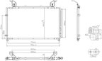 Nissens 940923 A/C Condenser - view 2