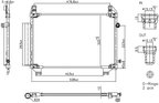 Nissens 940943 A/C Condenser - view 1