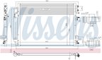 Nissens 941084 A/C Condenser and Receiver Drier Assembly - view 6