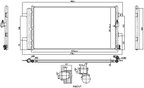 Nissens 941261 A/C Condenser - view 2