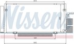 Nissens 94885 A/C Condenser and Receiver Drier Assembly - Front - view 6