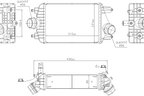 Nissens 961303 Intercooler - Right - view 3