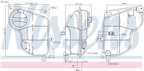 Nissens 996244 Engine Coolant Reservoir - view 6