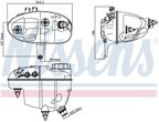 Nissens 996276 Engine Coolant Reservoir - view 6